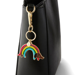 Rainbow Ruff Key Ring