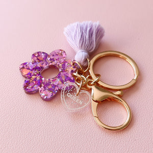 Claire ‘Queen’ Flower Keychain